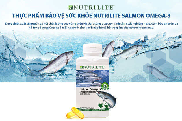 Lợi ích dầu cá hồi Nutrilite Salmon Omega 3