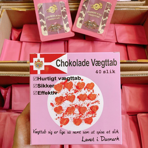 Kẹo socola giảm cân Đan Mạch chính hãng tại cửa hàng Thanh Hương Shop