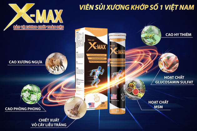 Thành phần chính của viên sủi Xmax