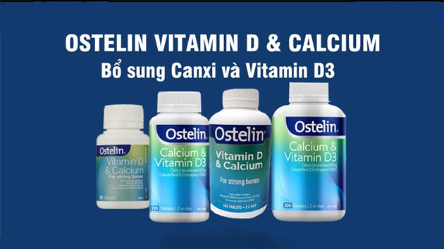 Viên uống Ostelin Vitamin D &amp; Calcium của Úc