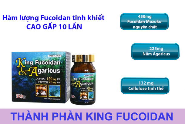 Thành phần King Fucoidan