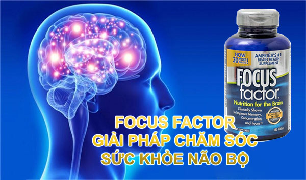Viên uống Focus factor giải pháp chăm sóc sức khỏe não bộ