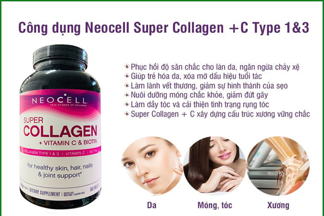 Công dụng Neocell Collagen C