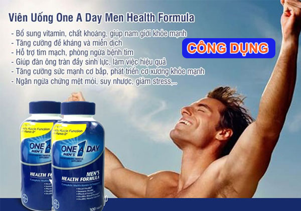 Công dụng và lợi ích của viên uống vitamin One A Day Men