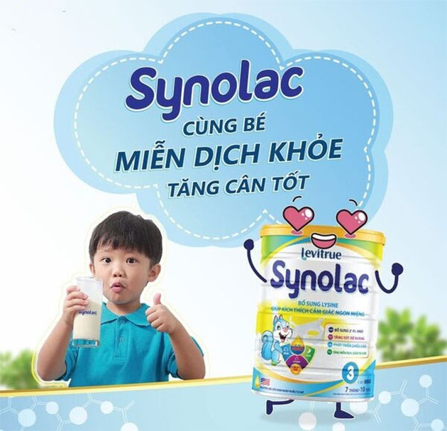 Sữa non synolac giúp miễn dịch khỏe, tăng cân tốt