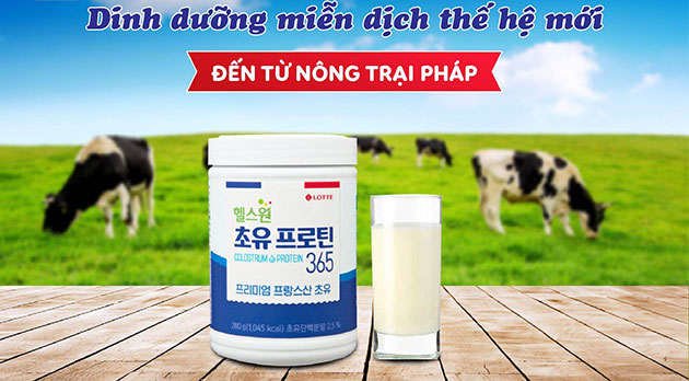 Sữa non Colostrum Protein 365 giá bao nhiêu