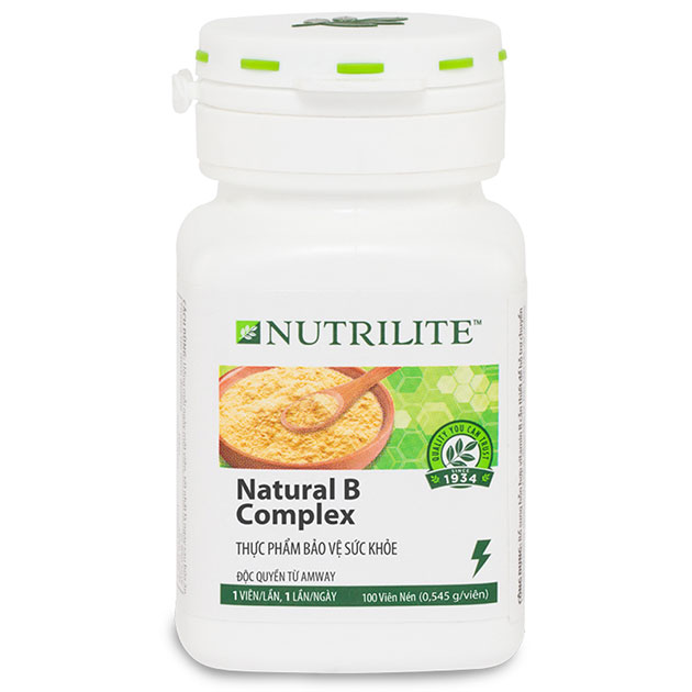 Có những loại vitamin nhóm B nào được có mặt trong sản phẩm Nutrilite Natural B Complex? 
