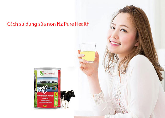 Cách sử dụng sữa non nz pure health
