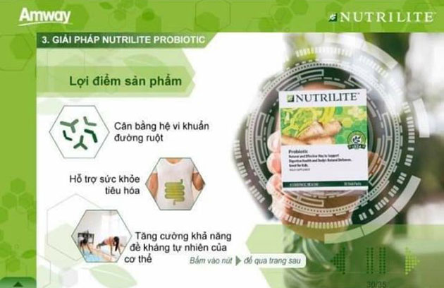 Công dụng Nutrilite Probiotic