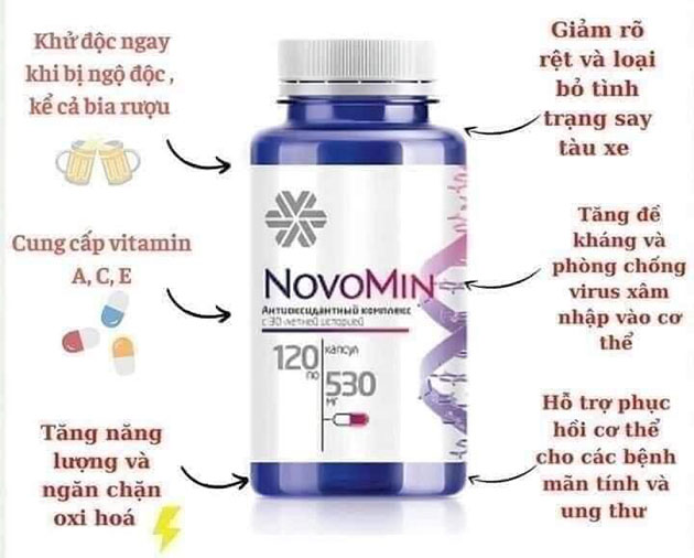 Công dụng của Novomin