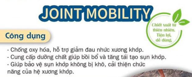 Lợi ích của Joint Mobility