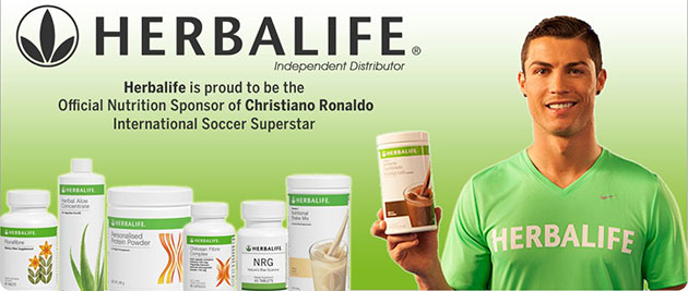 Ronaldo tin dùng sản phẩm Herbalife