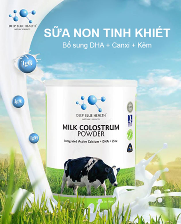 Sữa non Deep Blue Health bảo vệ sức khỏe toàn diện