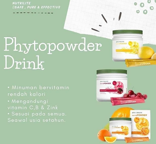 Hướng dẫn sử dụng sản phẩm Nutrilite Phyto Powder