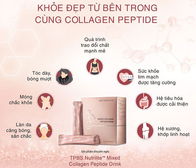 Công dụng của Mixed Collagen Peptide Drink