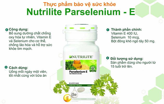 Lý do nên dùng Nutrilite Parselenium E