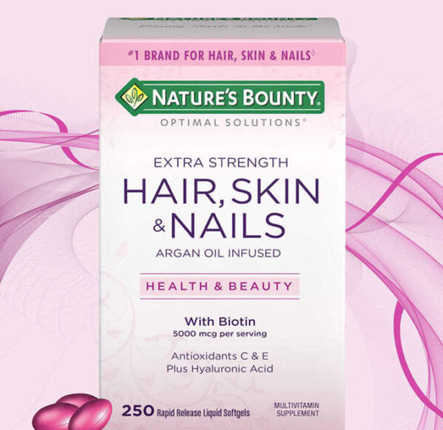 Nature's Bounty Hair Skin Nails chăm sóc tóc da móng hoàn hảo