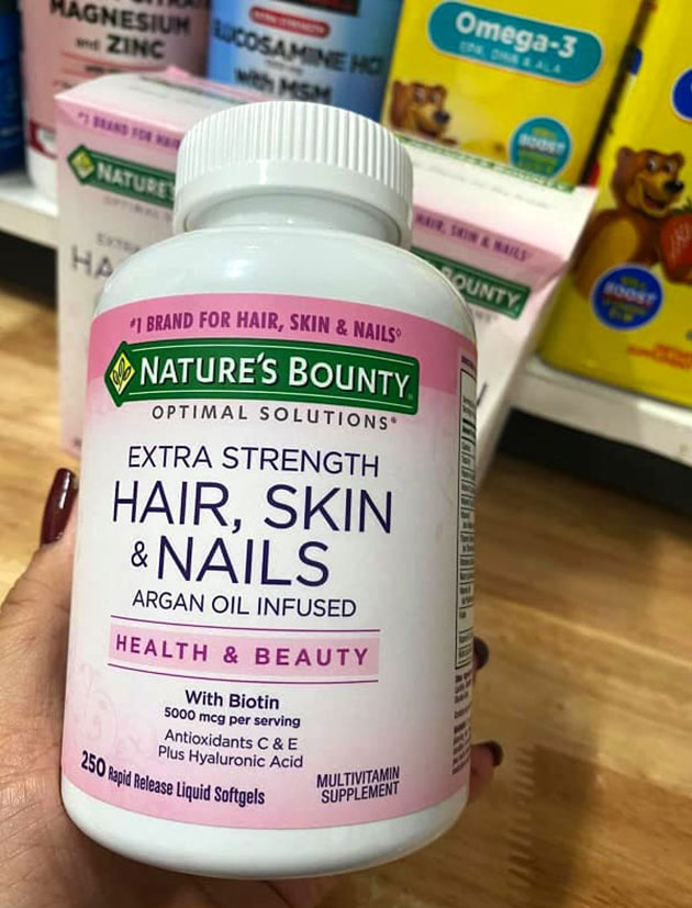 Nature's Bounty Hair Skin Nails tại shop