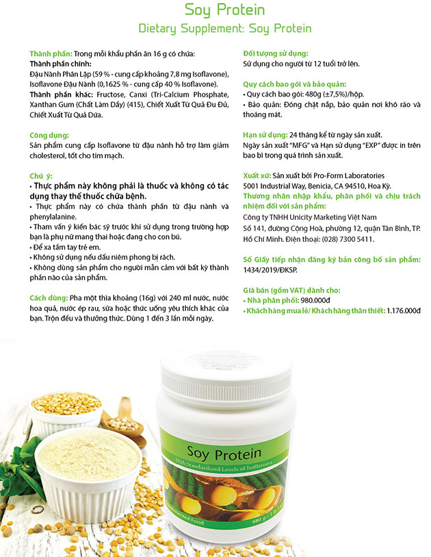 Review Soy Protein Unicity
