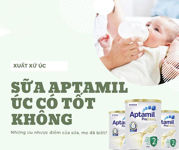Review Ưu và nhược điểm của sữa Aptamil Úc