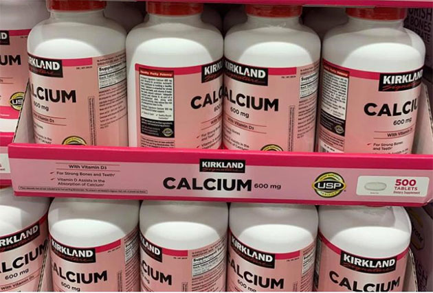 Ảnh Kirkland Calcium 600mg With Vitamin D3 tại shop