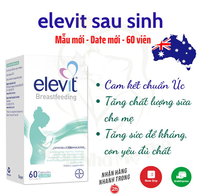 Công dụng Elevit Breastfeeding sau sinh