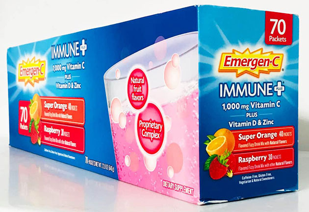 Emergen-C Immune Plus dinh dưỡng toàn diện giúp tăng sức đề kháng