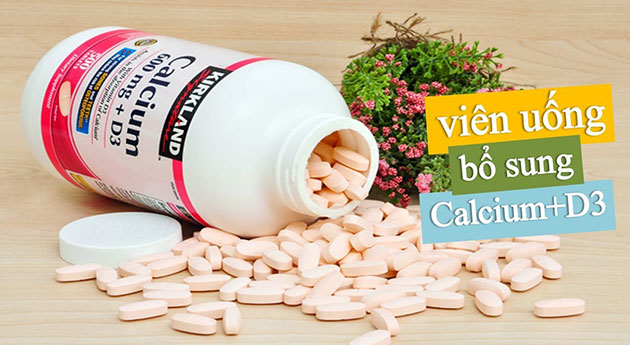 Kirkland Calcium bổ sung Canxi và Vitamin D3 cho xương và răng chắc khỏe