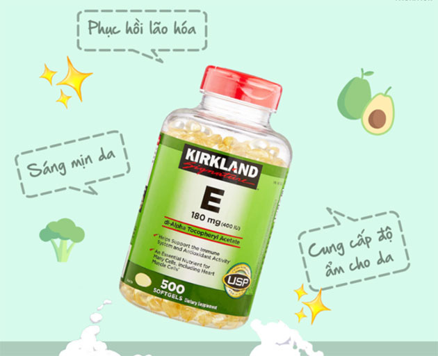 Lợi ích của Vitamin E Kirkland
