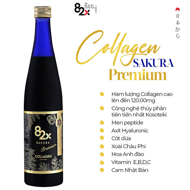 Thành phần có trong Collagen 82X Sakura Premium