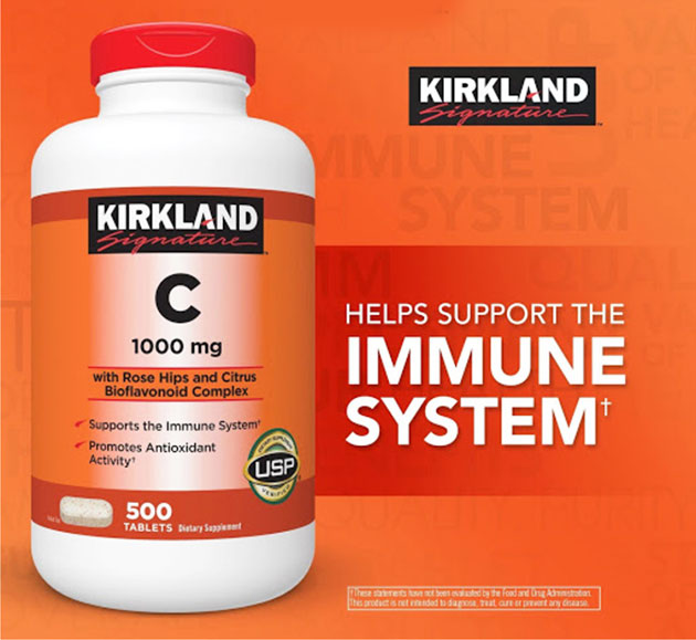 Thành phần của Vitamin C Kirkland