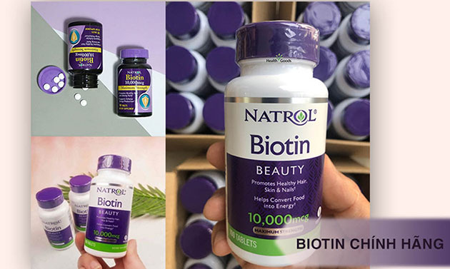 Cách phân biệt Natrol Biotin chính hãng