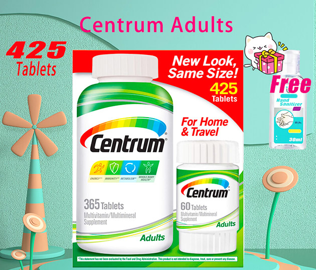 Centrum Adults Multivitamin 425 Tablets của Mỹ có giá bao nhiêu