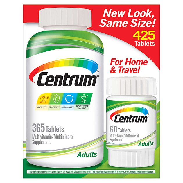 Centrum Adults Multivitamin có thể sử dụng cho người trên 50 tuổi không?