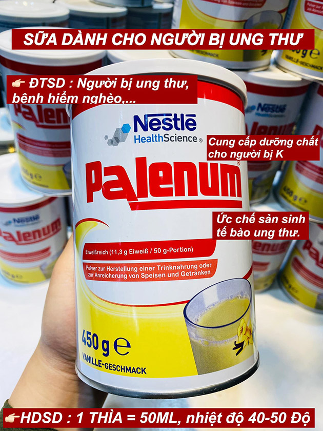 Lợi ích mà sữa Nestle Palenum mang lại cho người bệnh ung thư