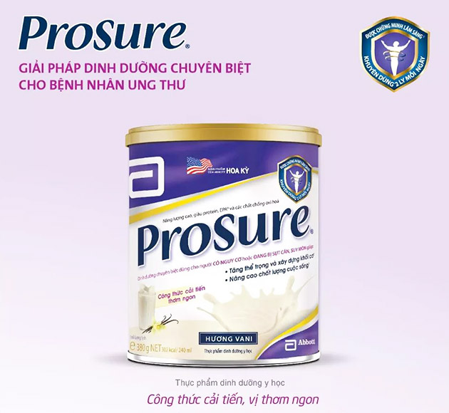 Sữa bột dinh dưỡng Prosure có tốt không