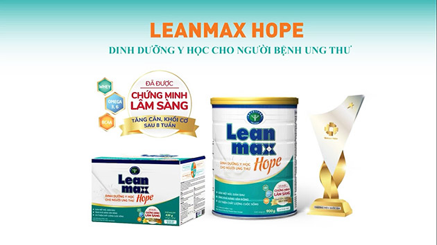 Công dụng của sản phẩm sữa cho bệnh nhân ung thư Lean Max Hope