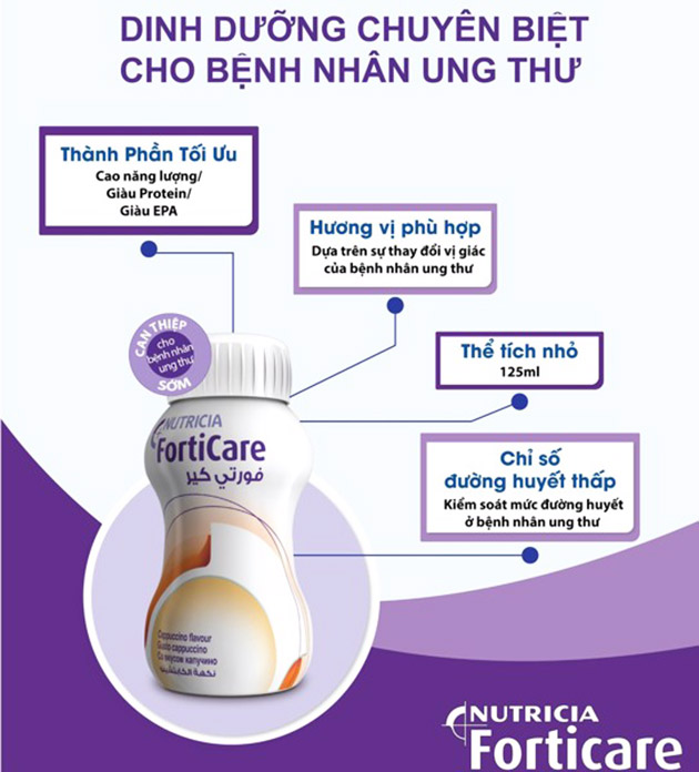 Thành phần có trong sữa nước Forticare Hà Lan