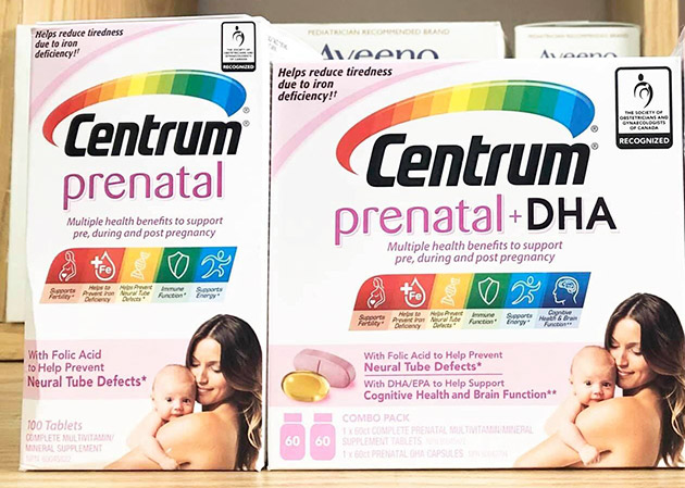 Centrum Prenatal + DHA có tốt không