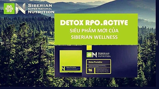 Siberian Detox Pro.Active chính hãng có giá bao nhiêu