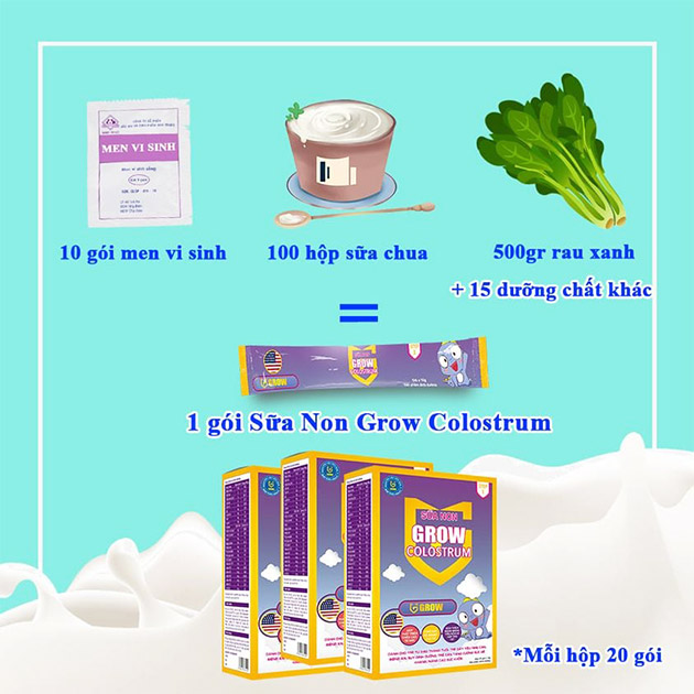 Sữa non Grow Colostrum có tác dụng phụ không