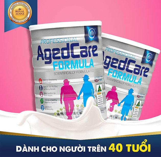 Sữa Agedcare Formula dinh dưỡng chuyên biệt cho người trên 40 tuổi