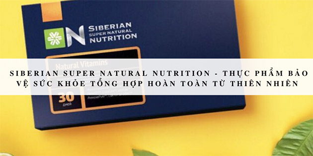 Thành phần có trong Siberian Natural Nutrition Vitamin gồm những gì