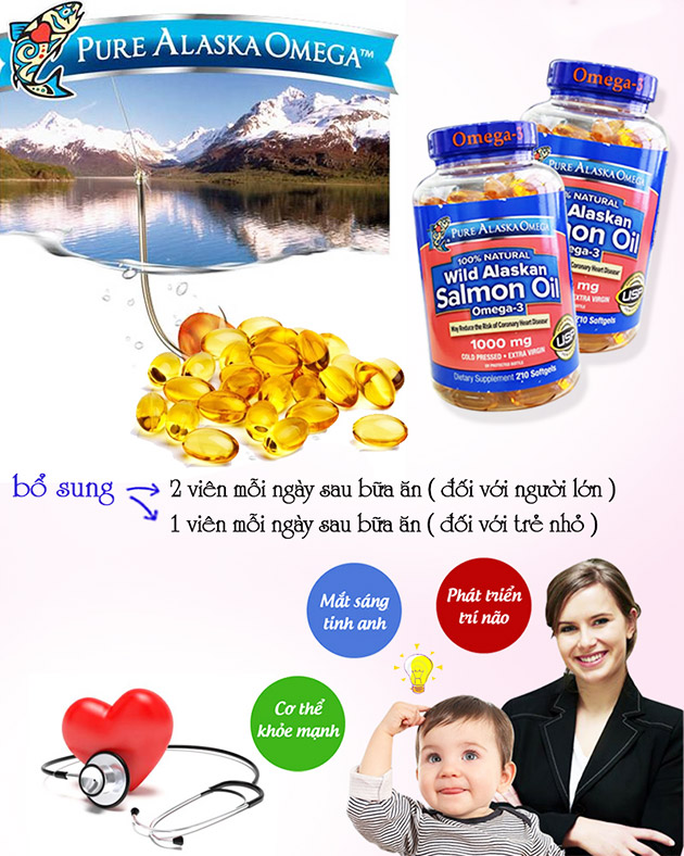 Viên dầu cá hồi Salmon Oil Omega-3 có tốt không