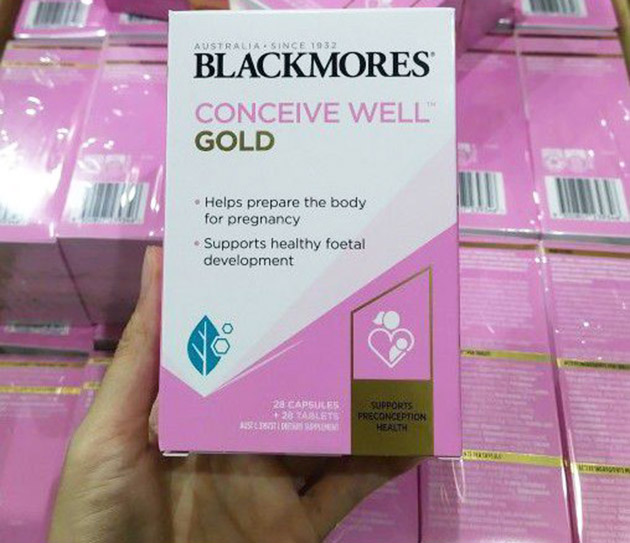 Viên uống Blackmores Conceive Well Gold chính hãng tại cửa hàng Thanh Hương Shop