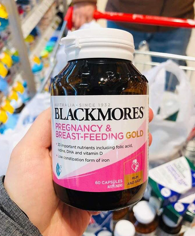 Blackmores Pregnancy & Breast chính hãng có giá bao nhiêu