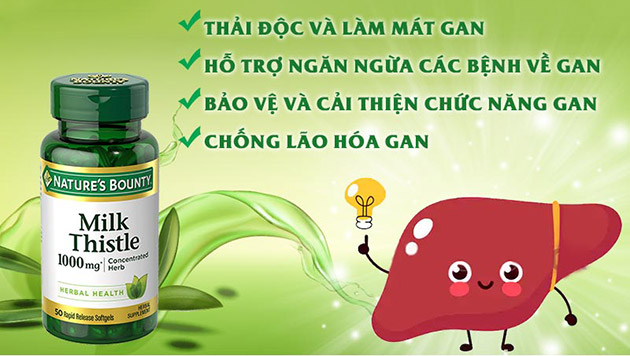 Công dụng của Nature’s Bounty Milk Thistle