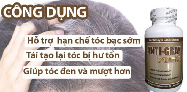 Công dụng của Anti Gray Hair 7050