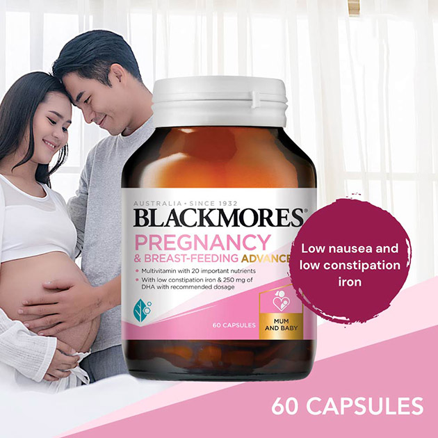 Lợi ích khi sử dụng viên uống Blackmores Pregnancy &amp; Breast