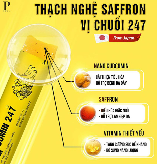 Lý do nên chọn Thạch nghệ Saffron